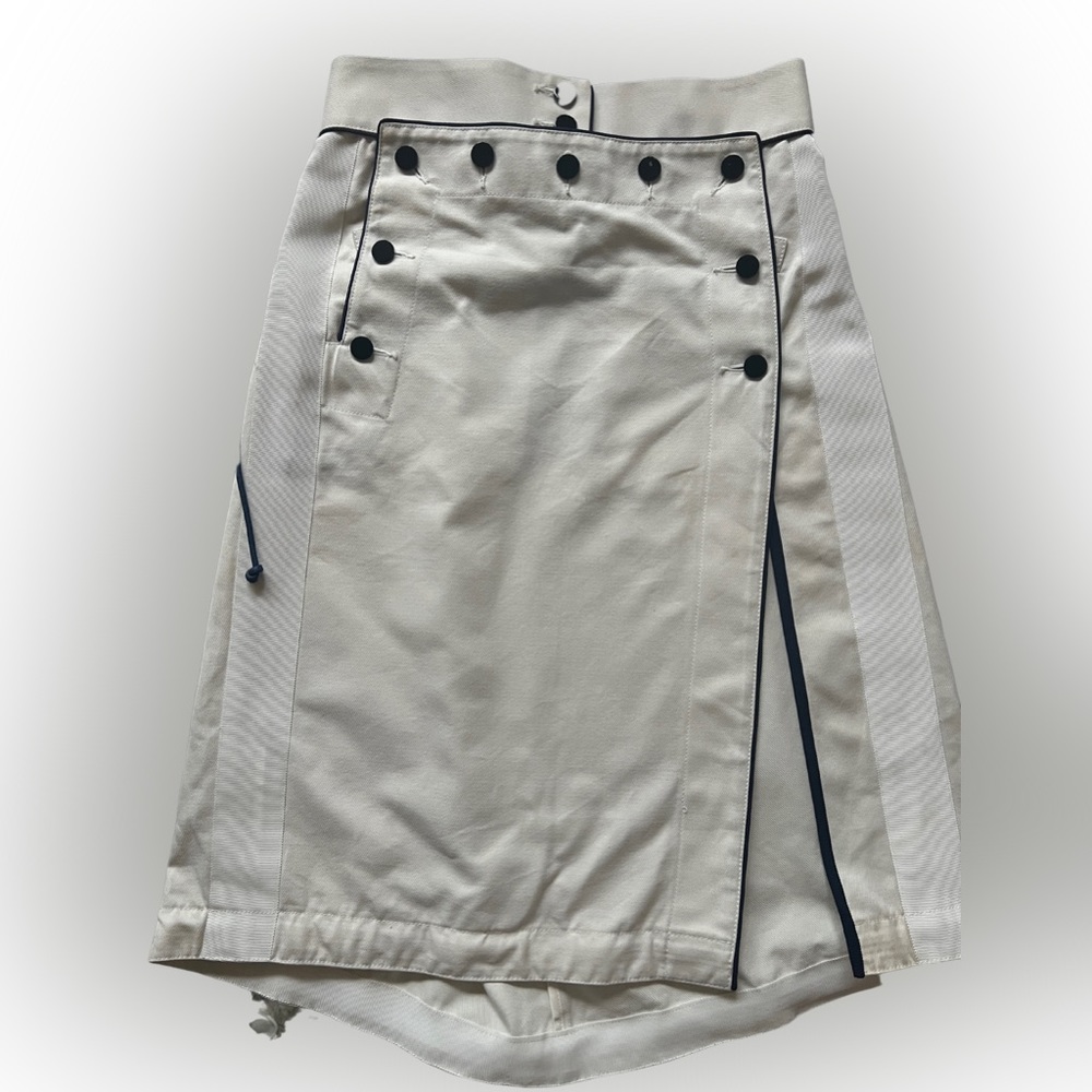 Gorgeous Sacai button and lace up skirt size 3